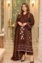 Dhanak Embroidery 3piece
