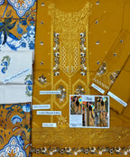 Dhanak Embroidery 3piece