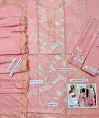 Dhanak Embroidery 3piece