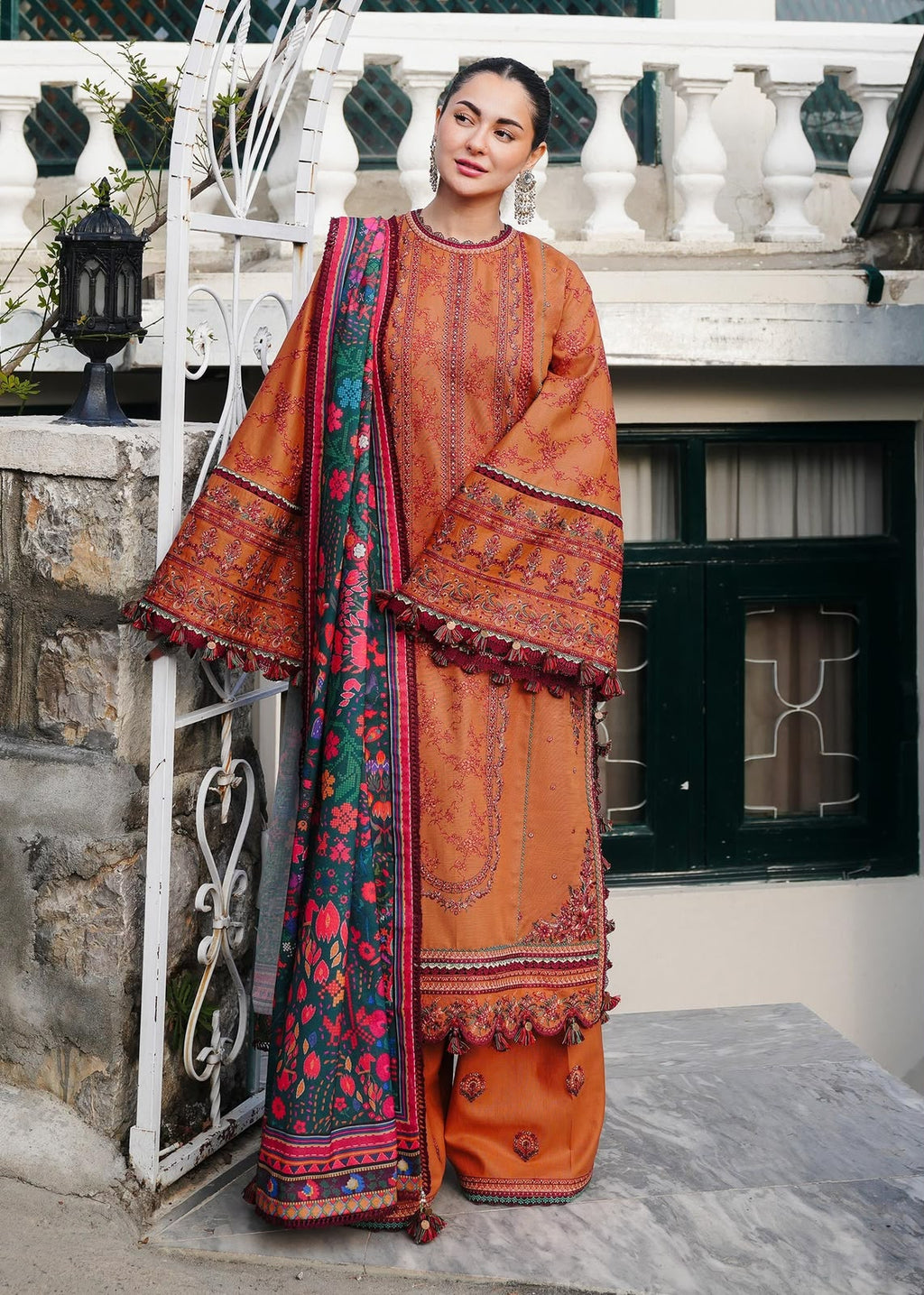 Dhanak Embroidery 3piece