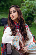 Dhanak Embroidery 3piece